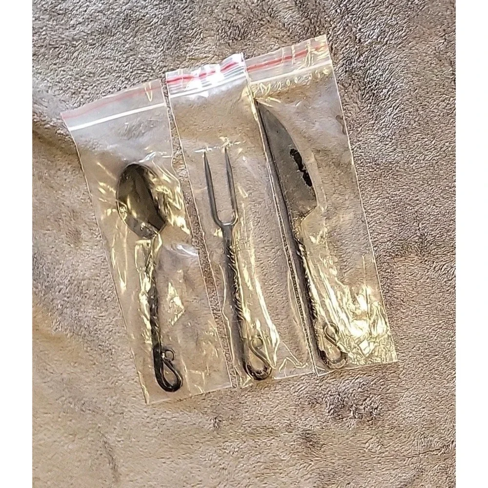 Forged Norse Cutlery Set Fork/Knife/Spoon NEW
